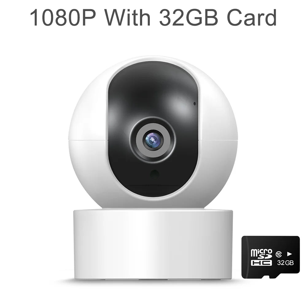 PGST 2MP 1080P Tuya IP WiFi Camera Security Protection Surveillance Camera CCTV Smart Life 2-Way Audio Night Vision Baby Monitor - Home Smart Direct
