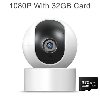 PGST 2MP 1080P Tuya IP WiFi Camera Security Protection Surveillance Camera CCTV Smart Life 2-Way Audio Night Vision Baby Monitor - Home Smart Direct