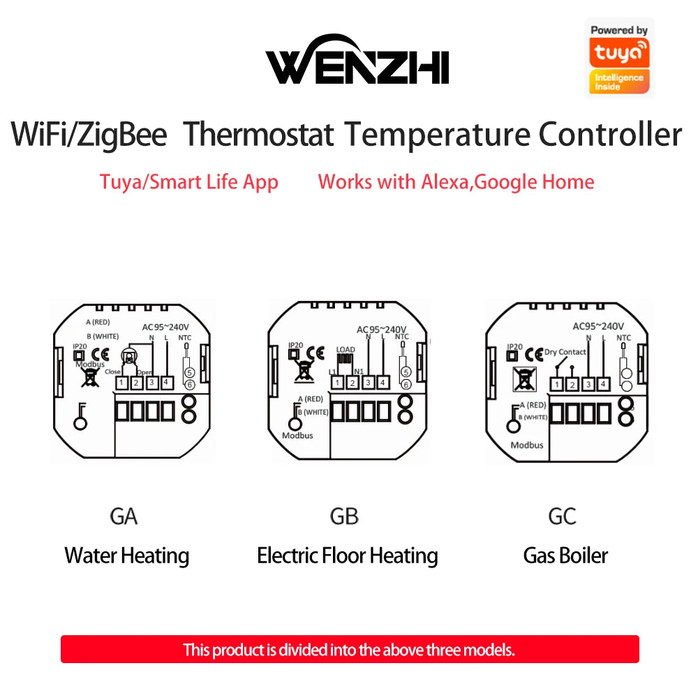 Zigbee WiFi Heating Thermostat - Home Smart Direct