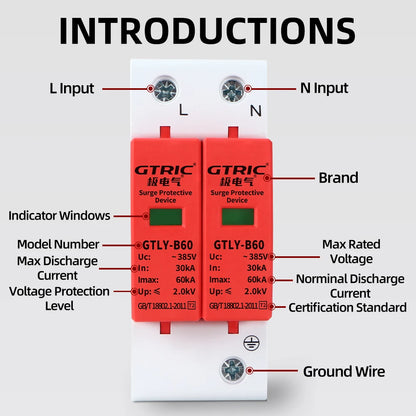 House Lightning Surge Protector for AC Power Systems - Home Smart Direct