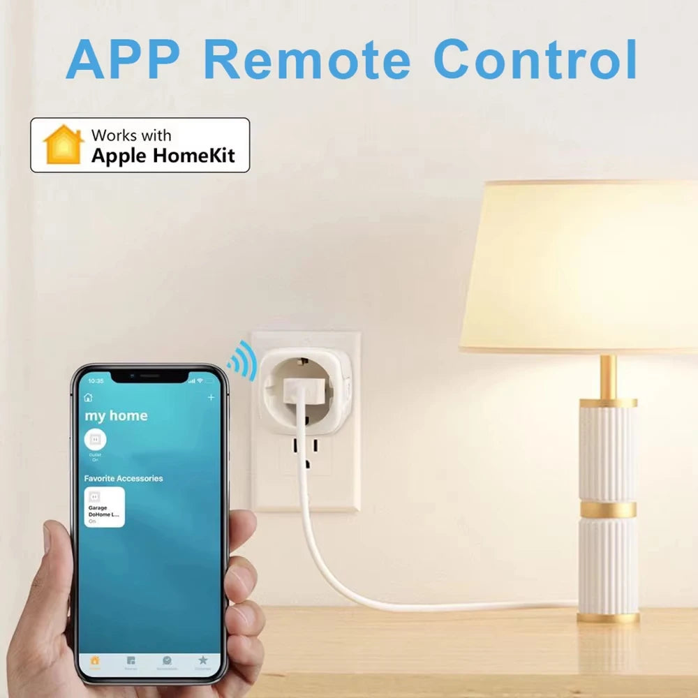 Matter WiFi Smart Socket with App and Voice Control - Home Smart Direct