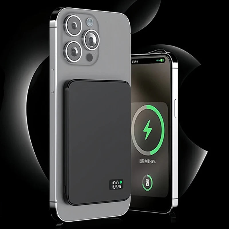 Ultra Thin Magnetic Wireless Power Bank Portable Charger - Home Smart Direct