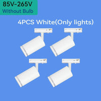 4PCS White(no rail)