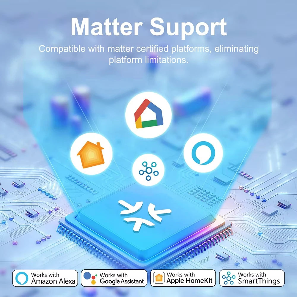 Matter WiFi Smart Socket with App and Voice Control - Home Smart Direct