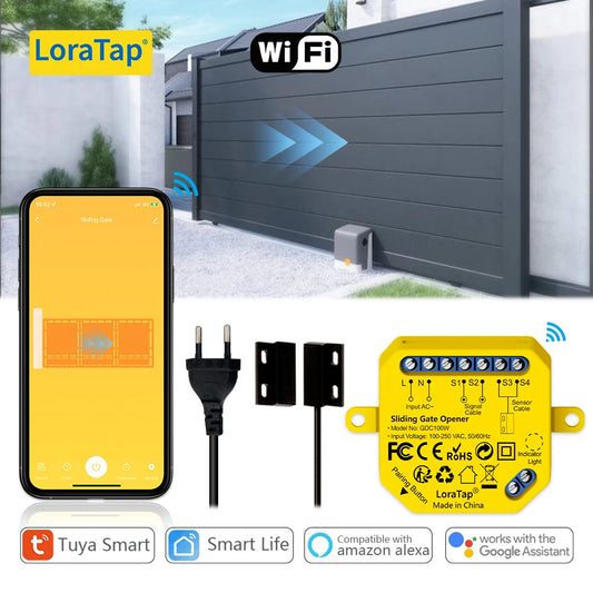 WiFi Sliding Gate Motor Controller with App Remote - Home Smart Direct