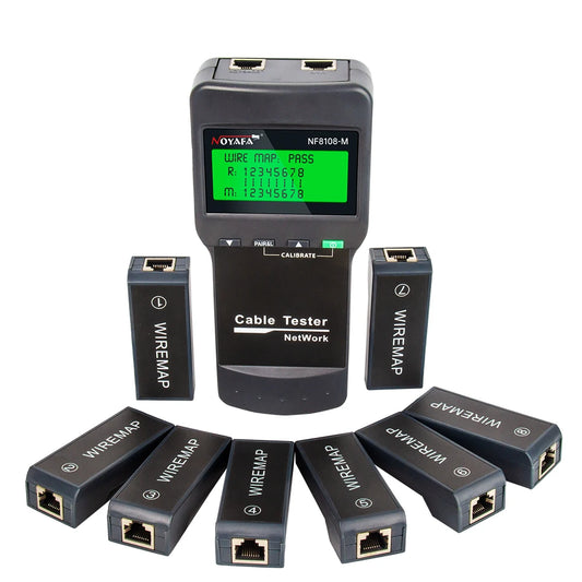 NOYAFA NF-8108M Professional Network Cable Tester RJ45 Multifunction PoE