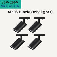 4PCS Black(no rail)