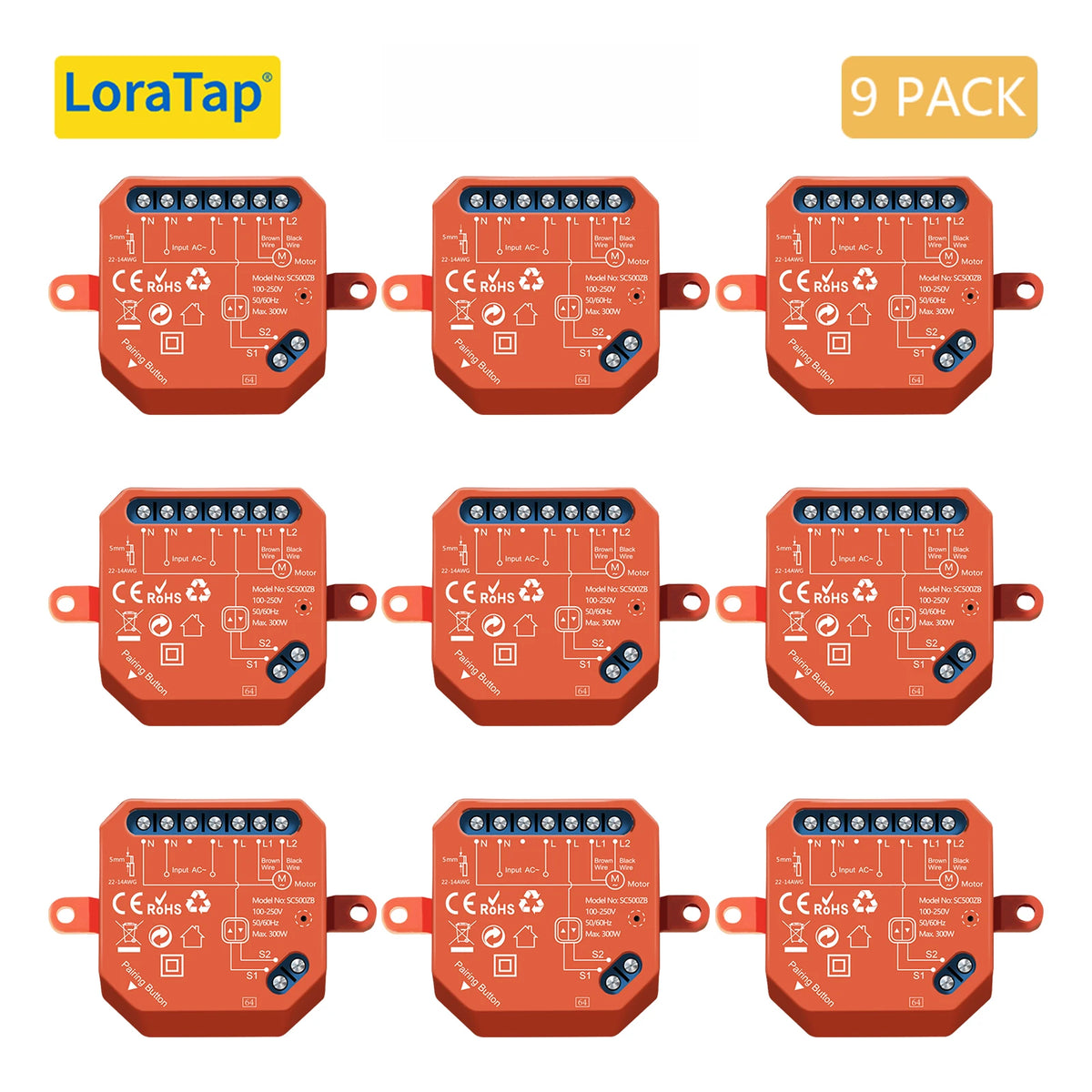 LoraTap ZigBee Shutter Switch Module For Electric Motorized Curtain Blind Tuya Smart Life Roller Alexa Google Home ZigBee2MQTT - Home Smart Direct