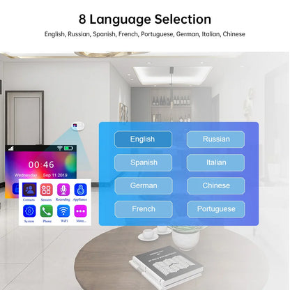 KERUI W202 Alarm System Kit WIFI GSM Home Appliance Security Protection Tuya Smart APP Support Alexa with Motion Sensor Detector - Home Smart Direct