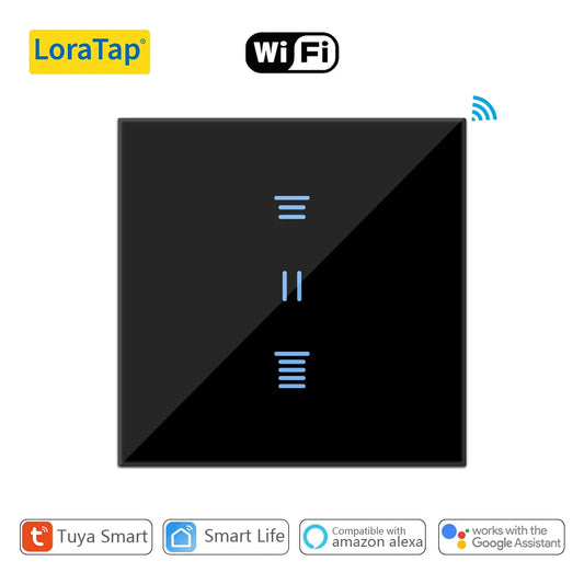 Smart Curtain and Blind Switch with Backlight Style - Home Smart Direct