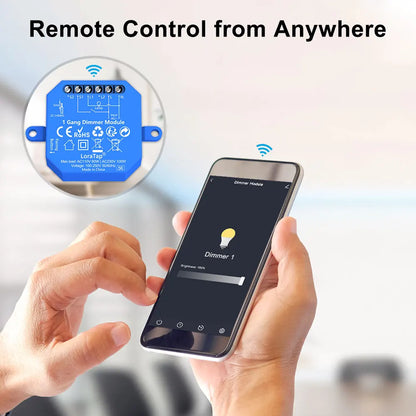 Smart Dimming Light Switch Relay with WiFi and ZigBee - Home Smart Direct