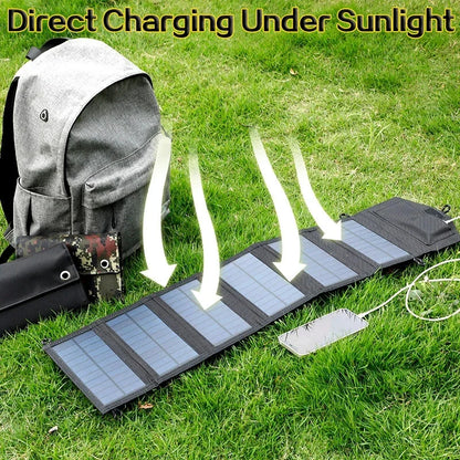 Foldable Solar Panel for Fast Charging and Outdoor Power Supply