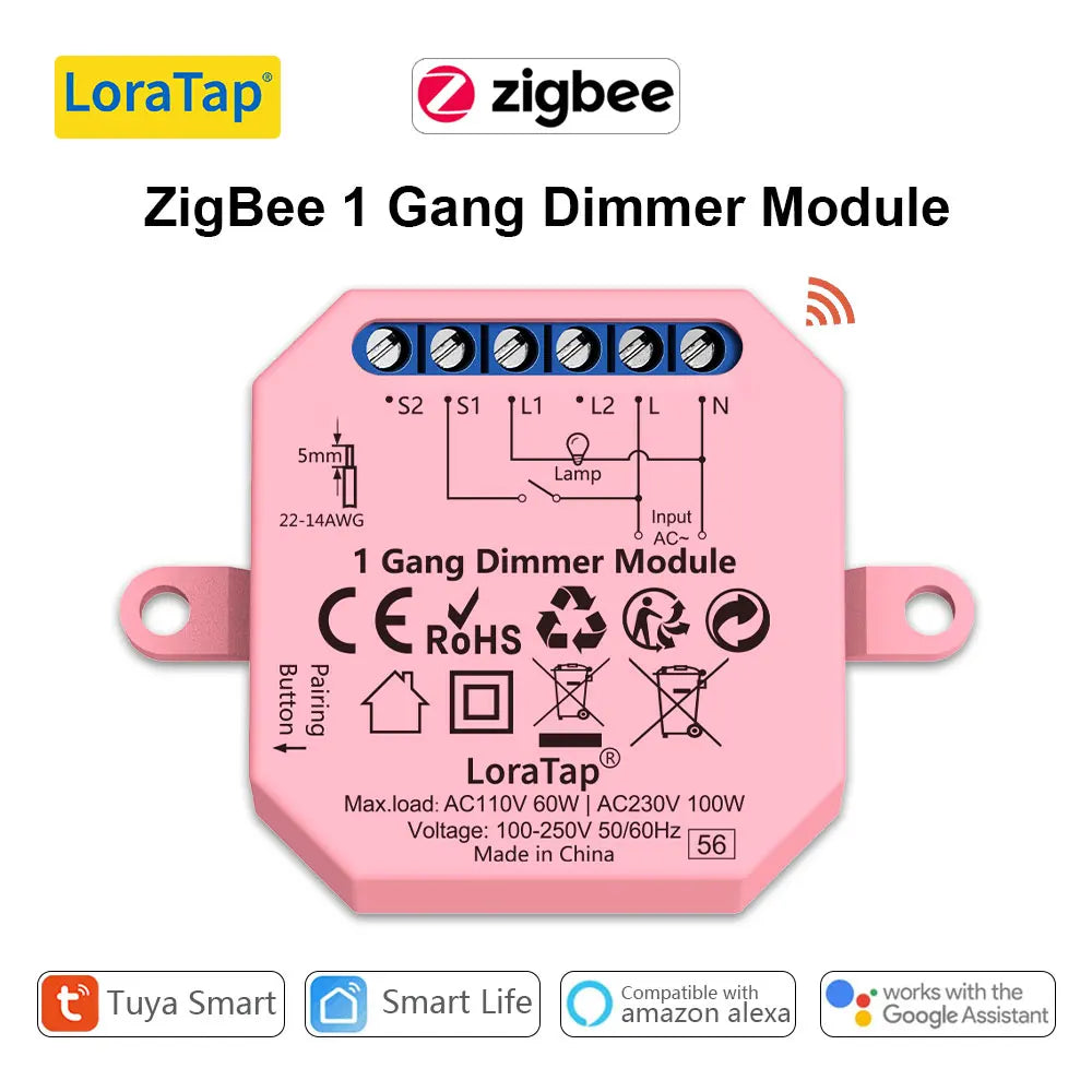 Smart Dimming Light Switch Relay with WiFi and ZigBee - Home Smart Direct