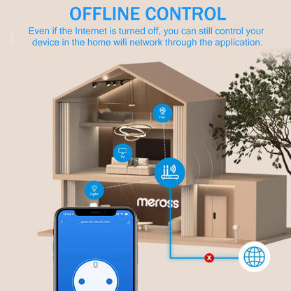 Smart WiFi Plug with Energy Monitor Remote and Timer