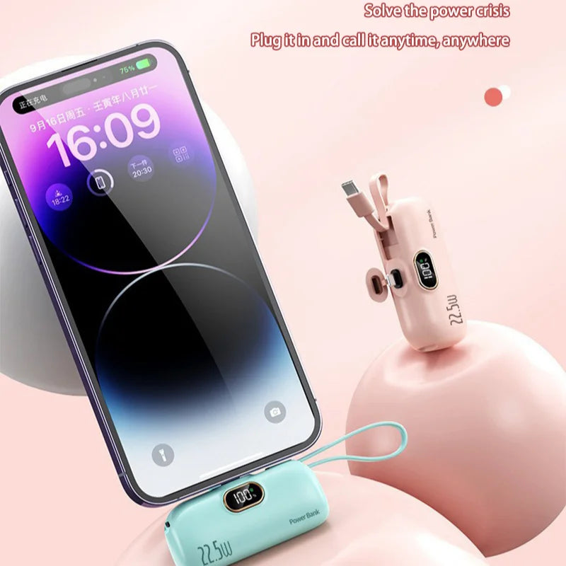 Mini Portable Power Bank Fast Charging External Battery - Home Smart Direct