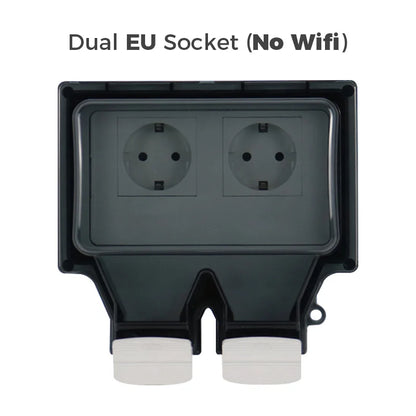 Waterproof Outdoor Smart Socket with Dual USB and App Control - Home Smart Direct