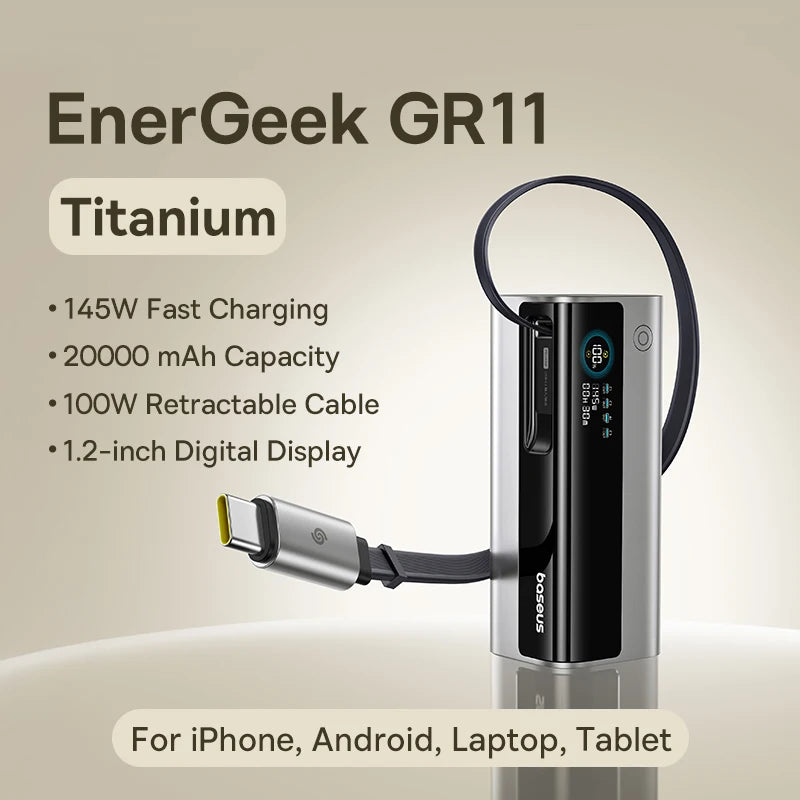Power Bank with Built In Cable and Fast Charging Portable Charger - Home Smart Direct